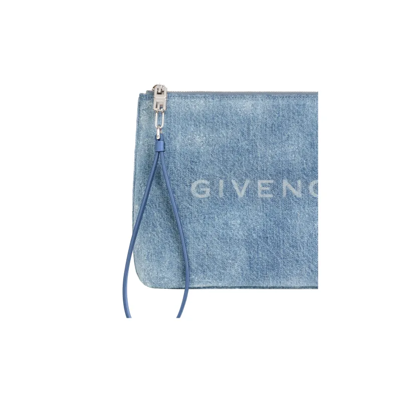 Givenchy Travel Pouch Denim Medium Blue-3