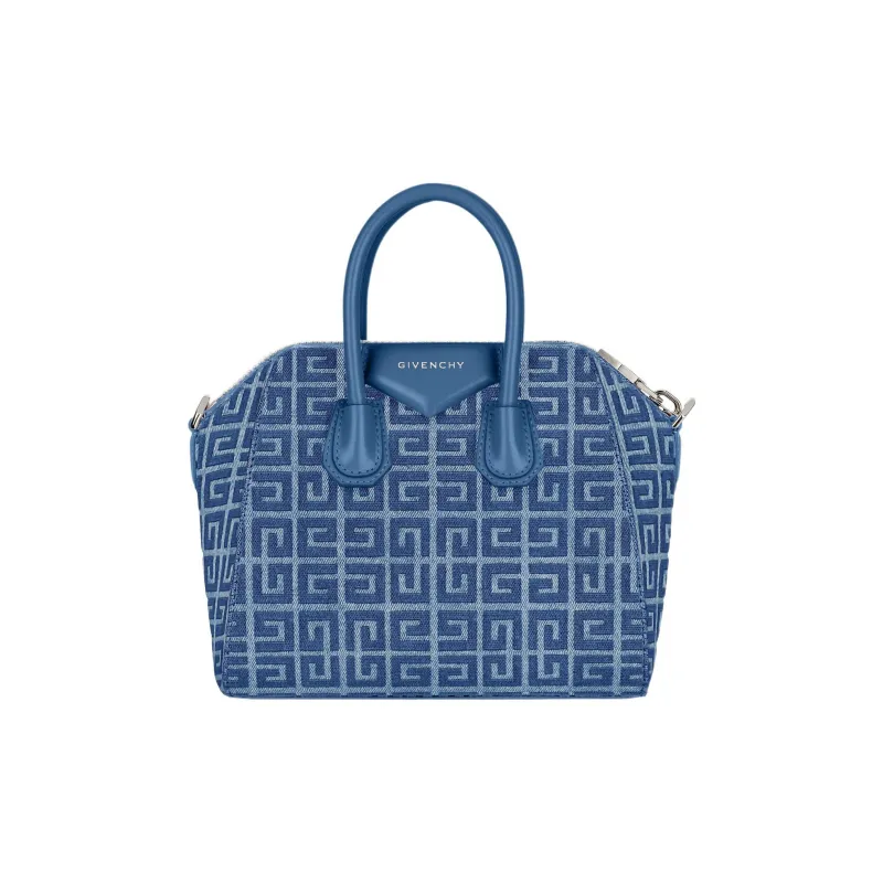 GIVENCHY Antigona Cow Leather Handbag Shoulder Bag Crossbody Bag Mini Women's Medium Blue-1