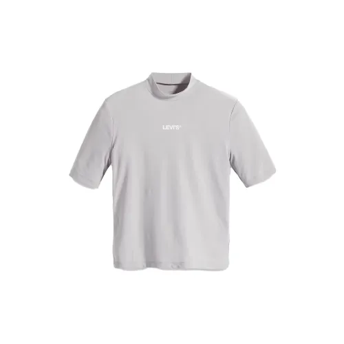 Levis T-Shirts Women's Gray