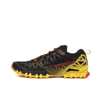 LA SPORTIVA Bushido II GTX Anti-Slip Wear-Resistant Low-Top Outdoor Shoes Men's Black Yellow
