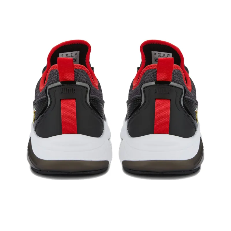 PUMA Ferrari Electron E Anti-Slip Wear-Resistant Low-Top Sports Casual Shoes Men's Gray Black White-4