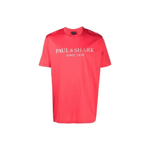 Paul & Shark T-Shirts Men Red