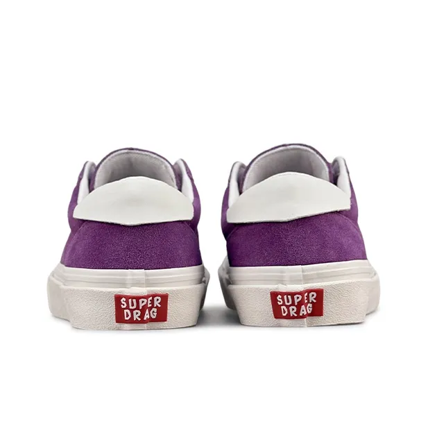 LuzaoT SUPER DRAG Skateboard Shoes Unisex Low Top Dirty Orange/Sea Blue/True Red/Forest Green/Burgundy/Taro Purple-34