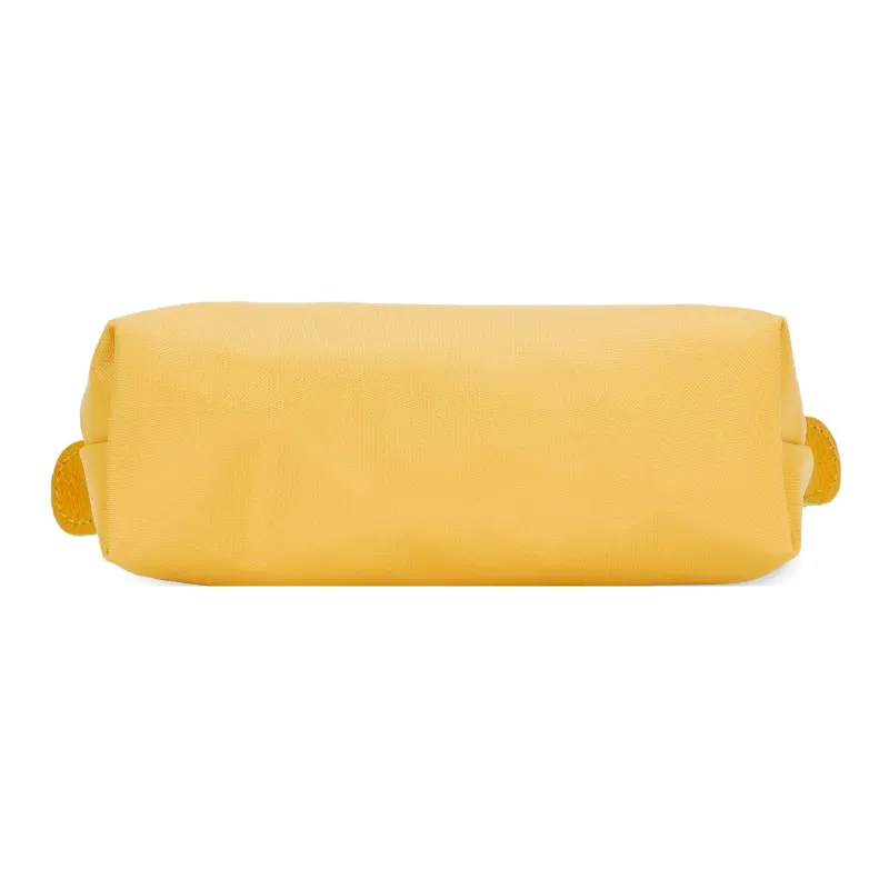 LONGCHAMP Le Pliage Green Eco Friendly Canvas Handbag Trumpets Women's Yellow-3