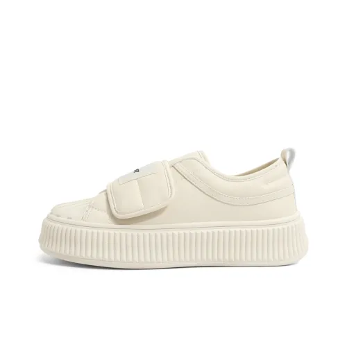 Senda Platform Shoes 4cm Women's White