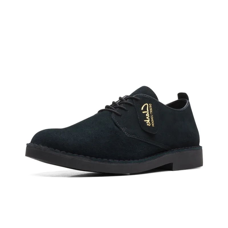 Clarks Casual Leather Shoes Men's Black-1