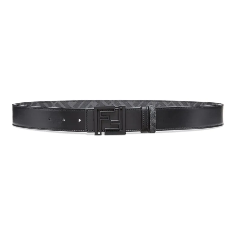 FENDI By Marc Jacobs Squared Ff Belt Leather Reversible Belt-0
