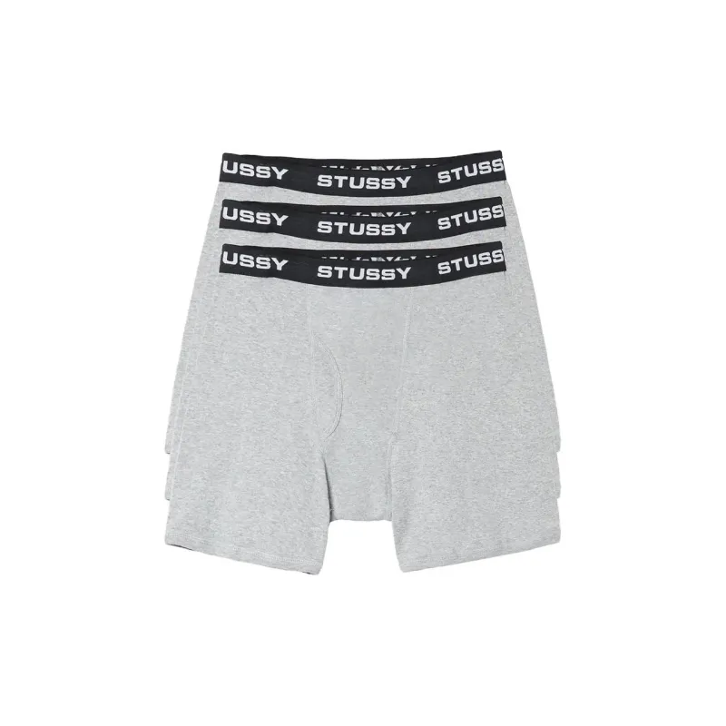 Stussy Boxer Briefs 3 Pack 'White'-1