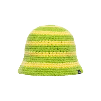Stussy Acrylic Bucket Hats Unisex Yellow