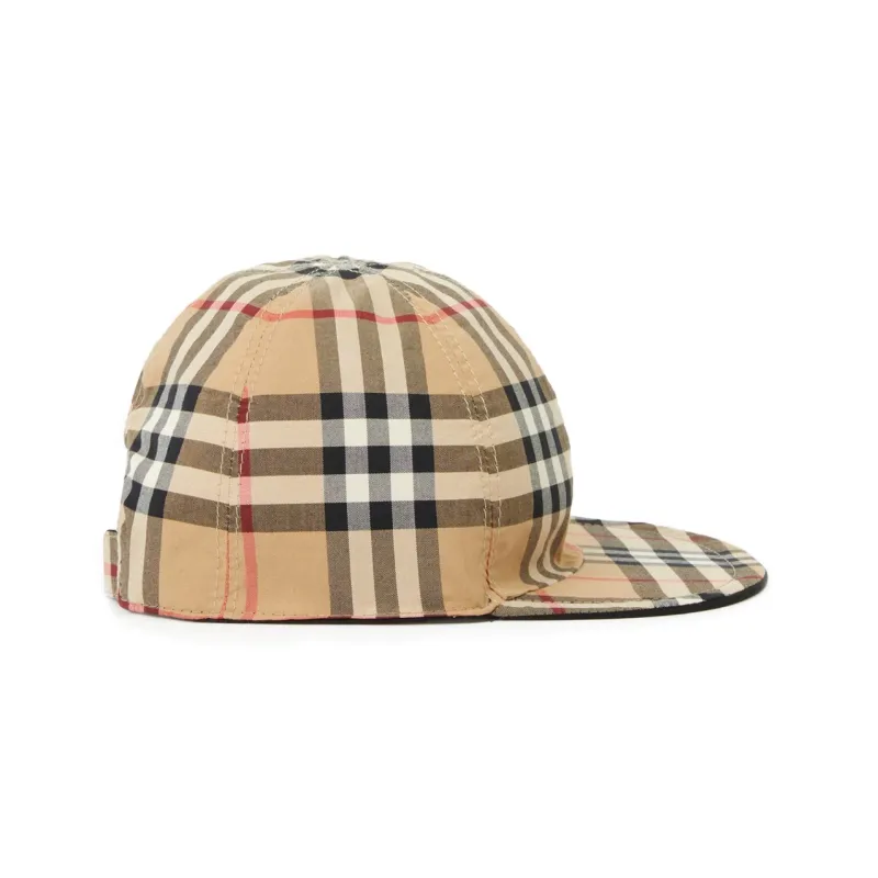 Burberry Vintage Check Reversible Cotton Cap-2