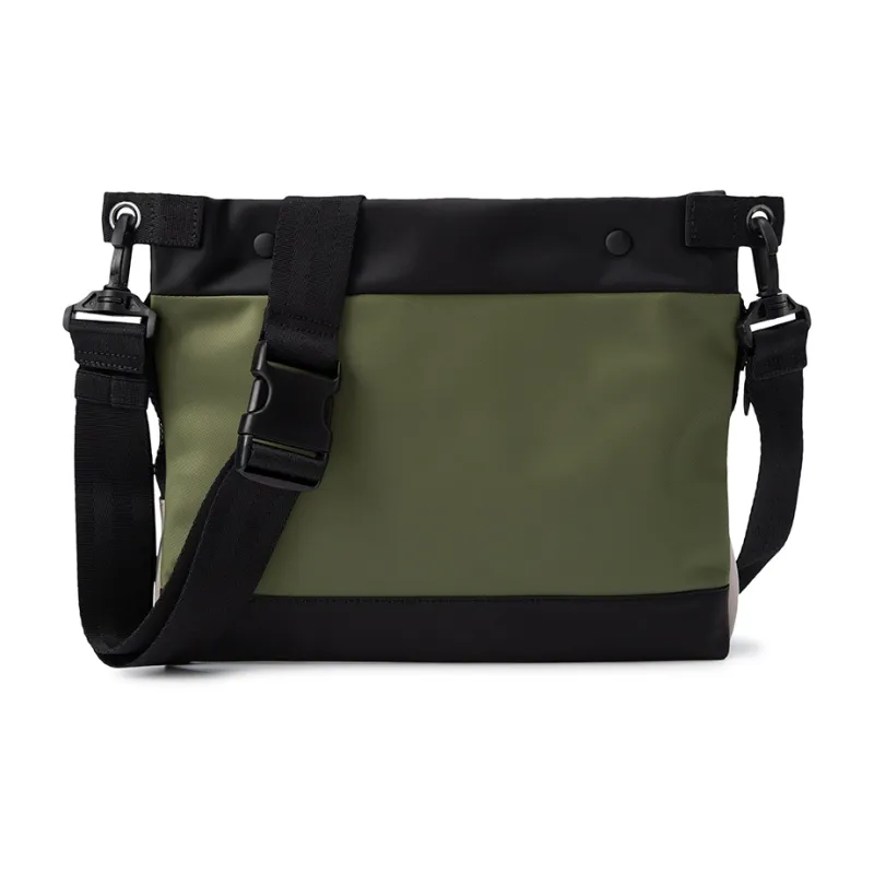 Tommy Hilfiger Polyester Messenger Bag Crossbody Bags Shoulder Bags Small Size Men's Army Green-2