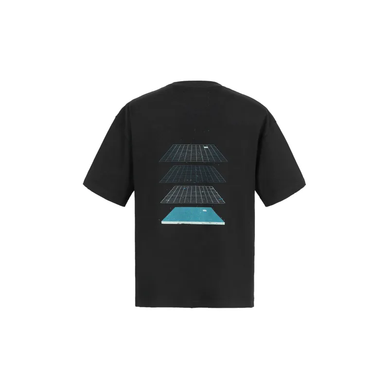 C2H4 T-Shirts Men Black-1