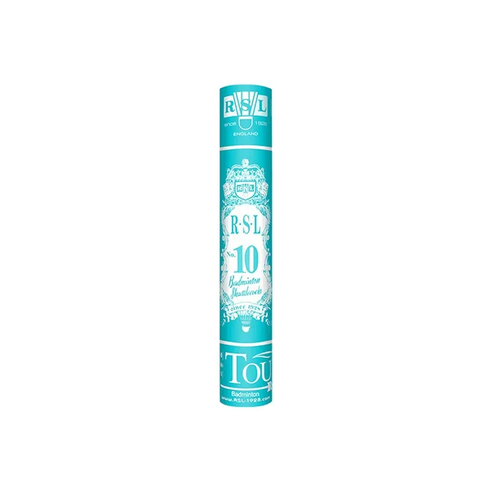 RSL RSL10 Duck Feather Shuttlecock 12 Pack CiGu Duck Feather Small Board Duck Feather Training Shuttlecocks-4