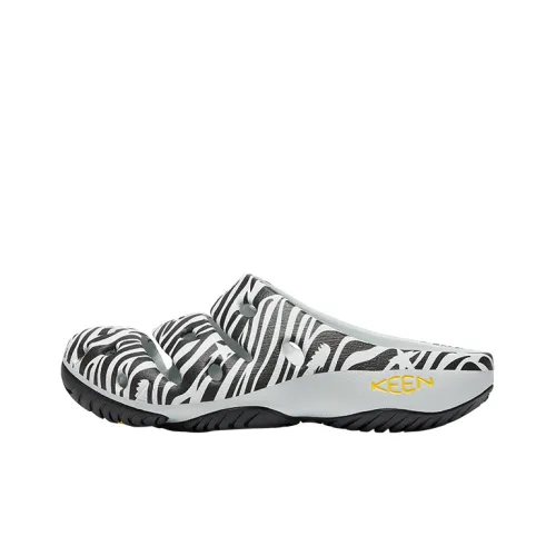 Keen Yogui Artsfull Beach Sandals Men Black/White