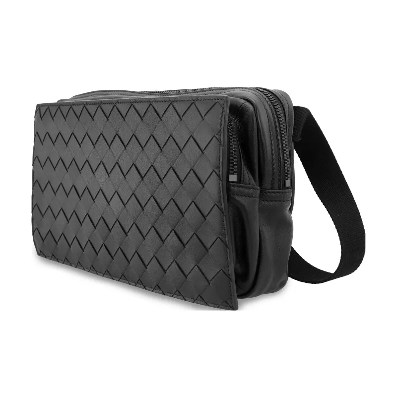 Bottega Veneta Men's Belt Bag Black-1