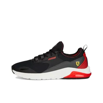 PUMA Ferrari Electron E Casual Shoes Men Low Top Black/White/Red