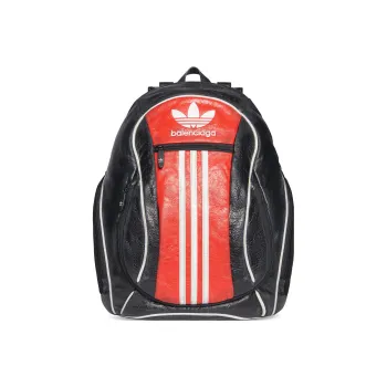 Balenciaga Adidas Collaboration Polyamide Backpack Small Size Men's Black/Red