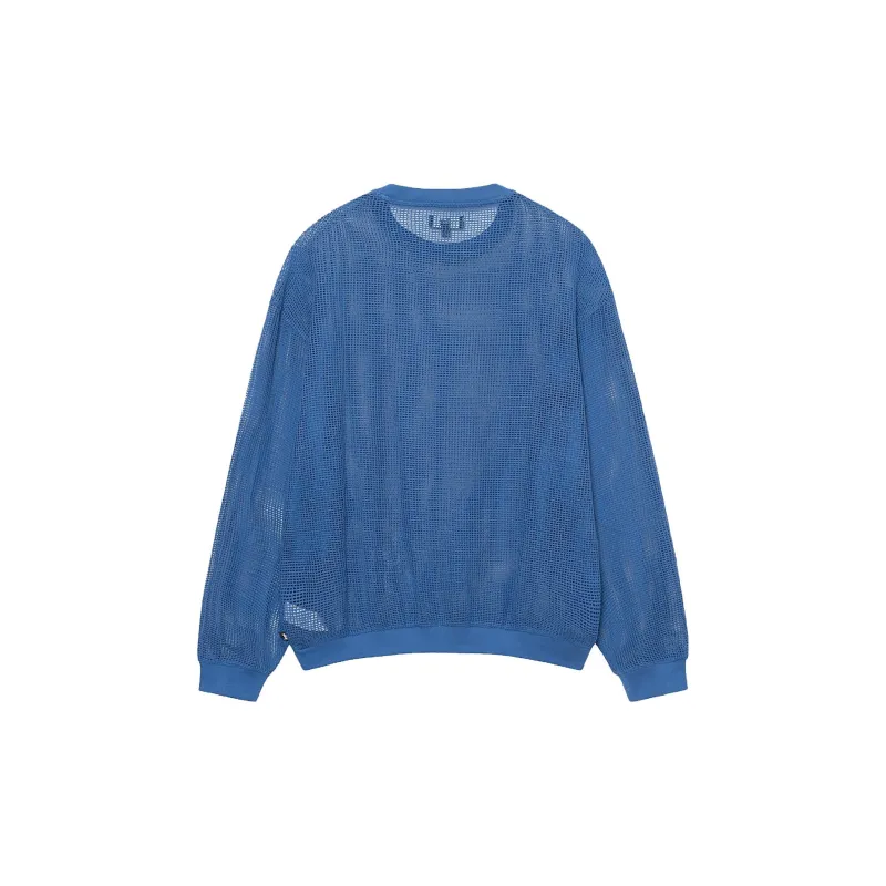 Stussy Cotton Mesh Long Sleeve Crew Top-24