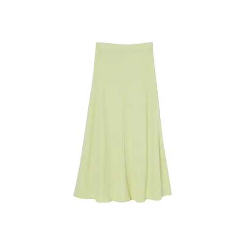 MOUSSY Casual Long Skirts Women's Light Green