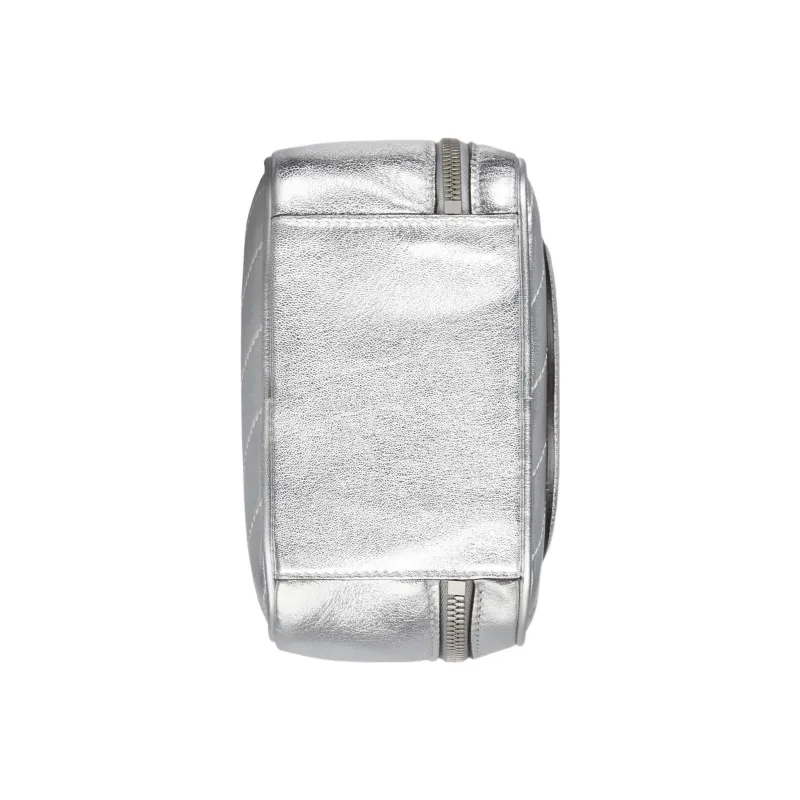 GUCCI Blondie Leather Shoulder Bag Crossbody Bag Handbag Women's Silver-6