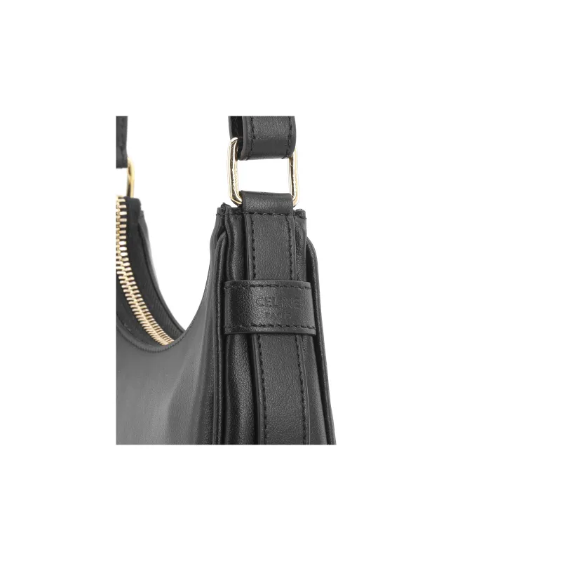 CELINE AVA Smooth Cow Leather Handbag, Shoulder Bag Mini Women's Black-5