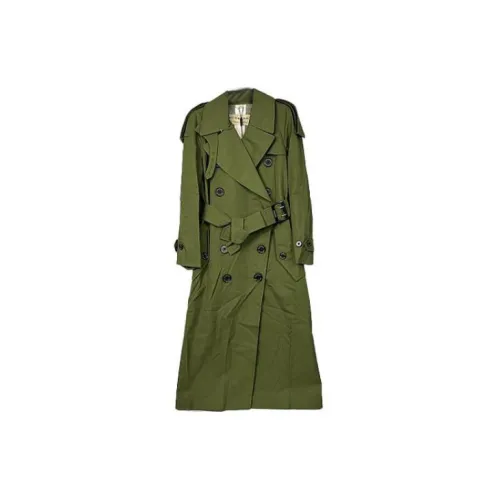 Burberry Coats Women's Green