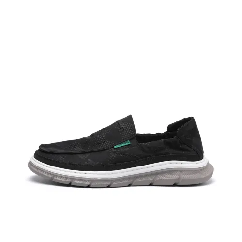 TRUMPPIPE Casual Shoes Men Low-Top Black