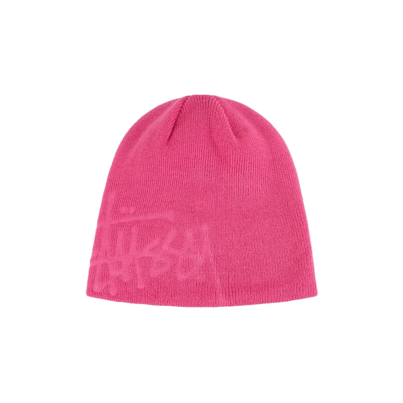 Stussy Debossed Stock Logo Skullcap Beanie-0
