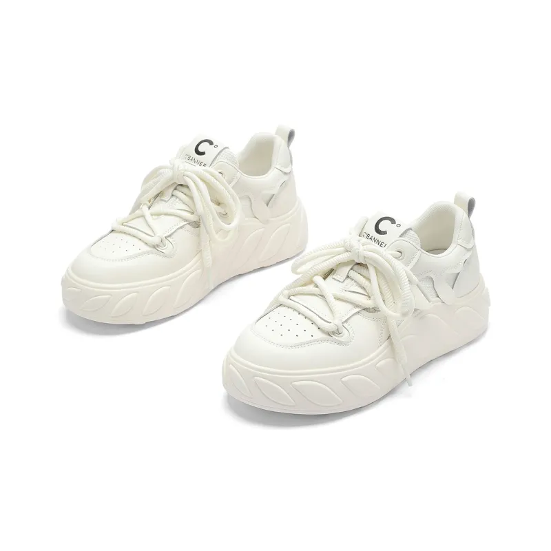 C°BANNER Platform Shoes Women's Beige-2