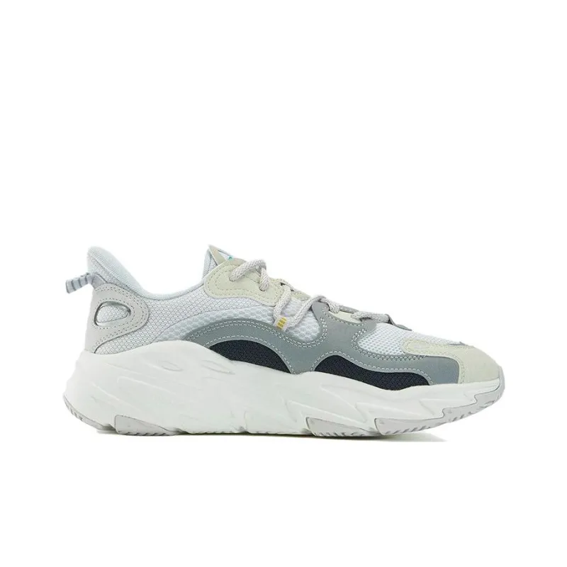 FILA Wave Anti-Slip Wear-Resistant Low-Top Running Shoes Women's Gray White-1