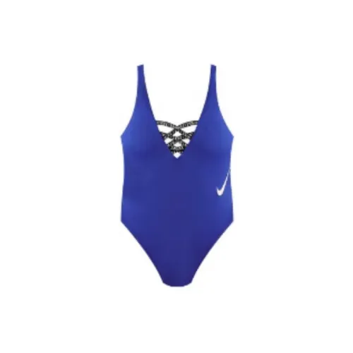 Nike One-Piece Swimsuits Women's Blue