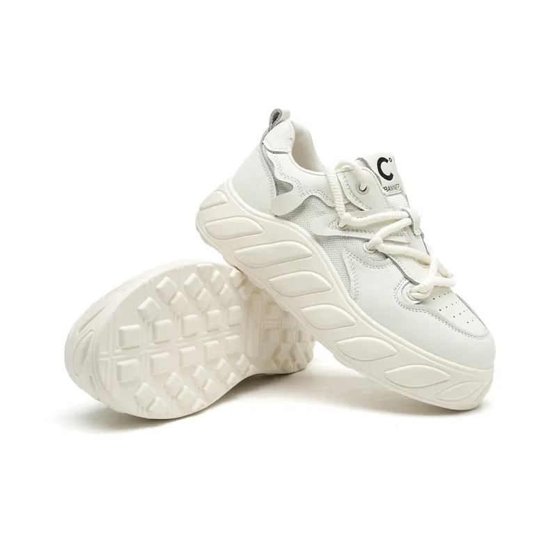 C°BANNER Platform Shoes Women's Beige-3