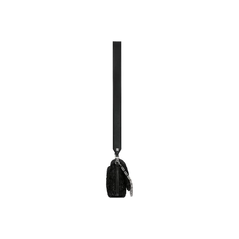 GIVENCHY 4G Sheepskin Handbag Shoulder Bag Crossbody Bag Small Size Women's Black-2