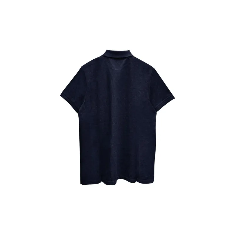 Moncler Polo Shirts Men Navy Blue-1
