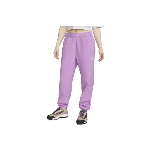 Nike Knitted Sweatpants Women's Fuchsia