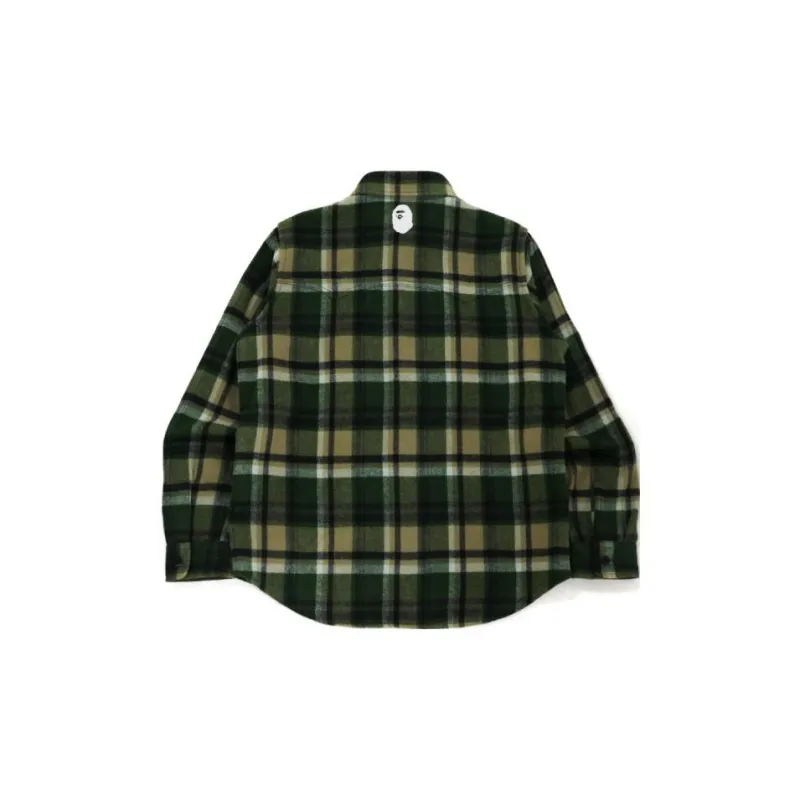 A BATHING APE Shirts Men Green-1