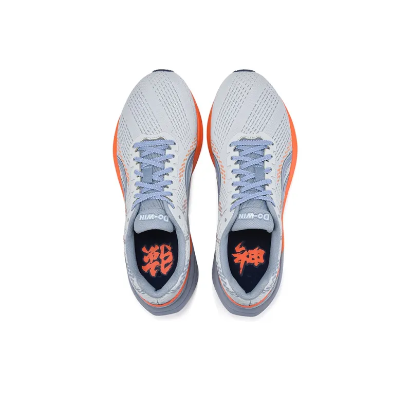 DO WIN Three Generations Of God Of War Running Shoes Unisex Low Top Orange-1