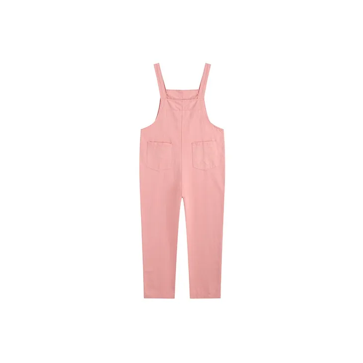 MINCOCROSEPEPPAR Overalls Women's Pink Overalls-1