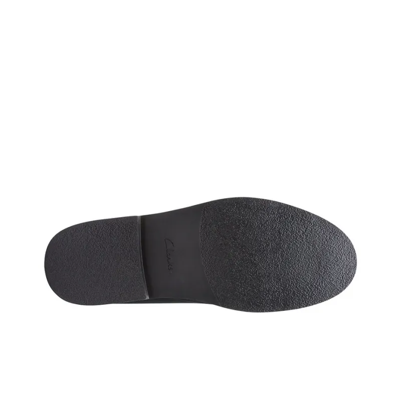 Clarks Casual Leather Shoes Men's Black-4
