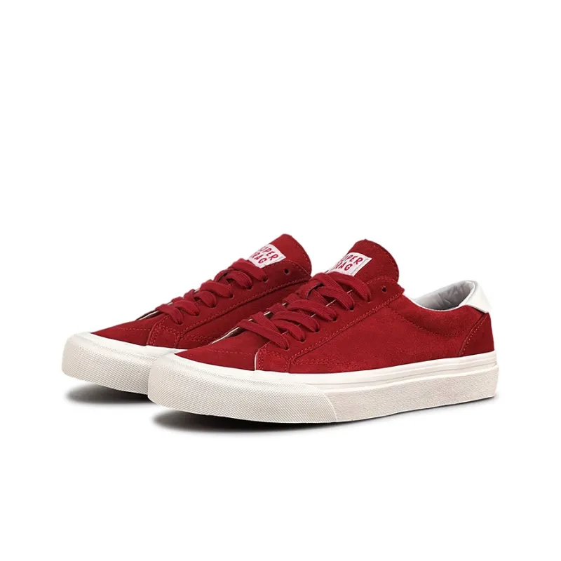LuzaoT SUPER DRAG Skateboard Shoes Unisex Low Top Dirty Orange/Sea Blue/True Red/Forest Green/Burgundy/Taro Purple-14