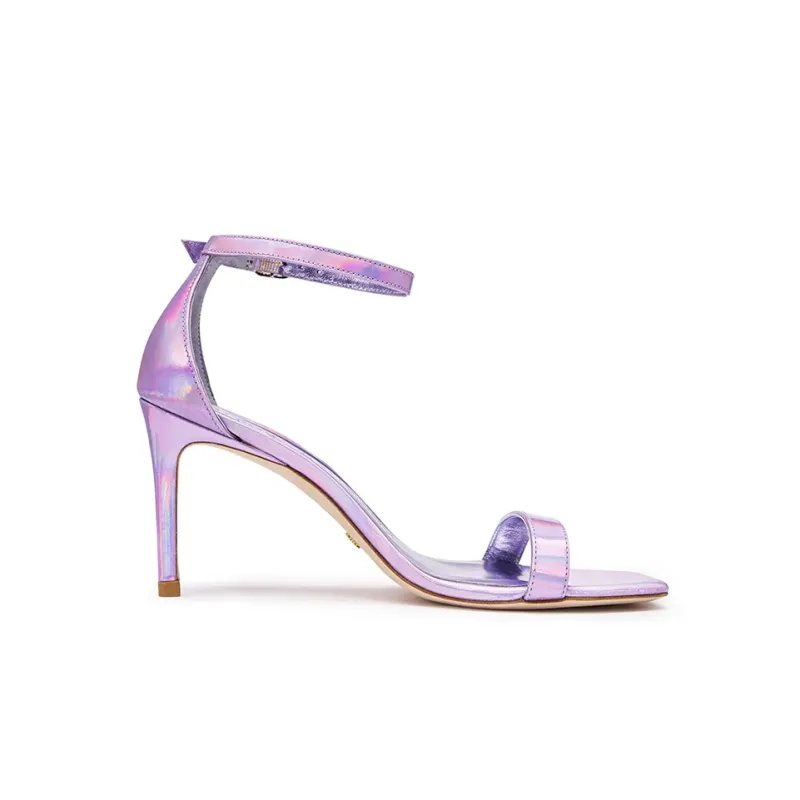 Stuart Weitzman/SW One Strap Sandals 8.5cm Women's Purple-1
