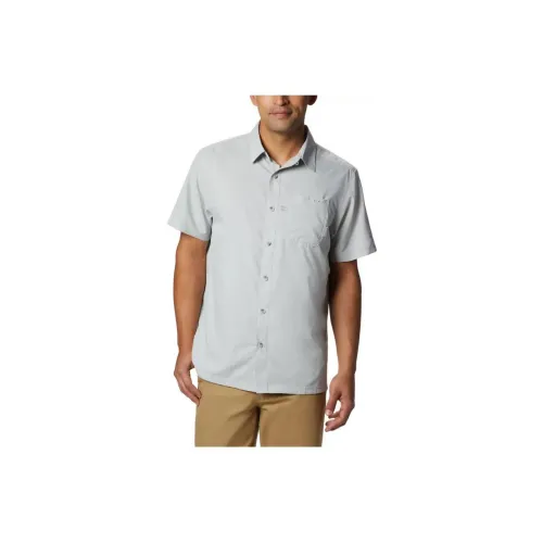 Columbia Shirts Men Cool Gray