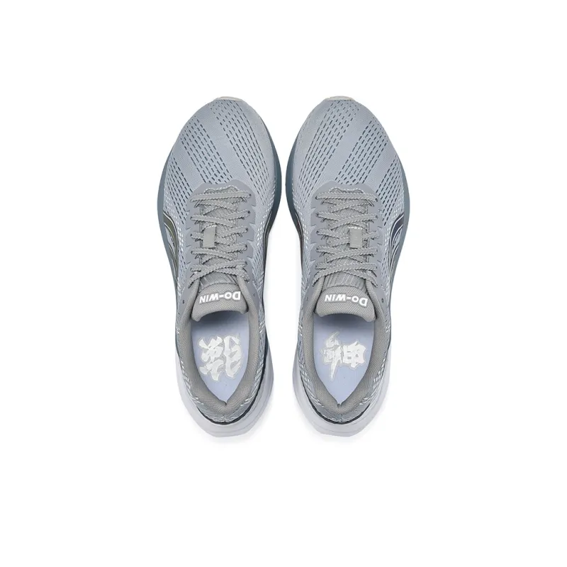 DO WIN Three Generations Of God Of War Running Shoes Unisex Low Top Gray-1