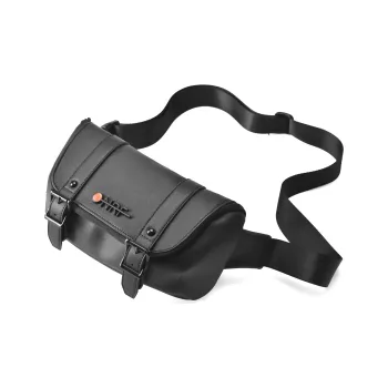 ONRF Polyester Sling Bag Shoulder Bag Crossbody Bag Fanny Pack Large Size Unisex Black