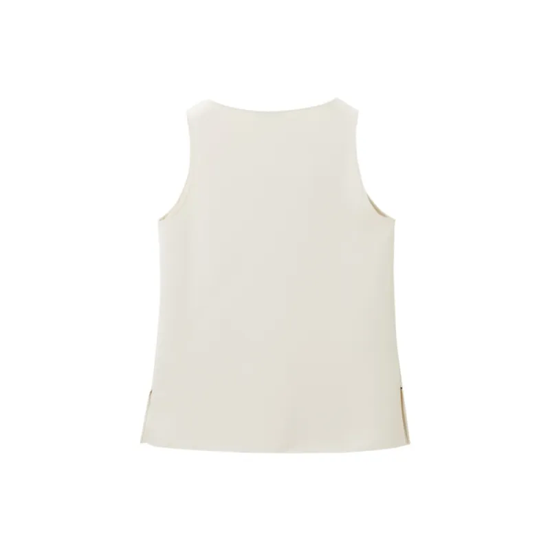 OVV T Shirts Women's Beige Apricot Solid Color 06-1