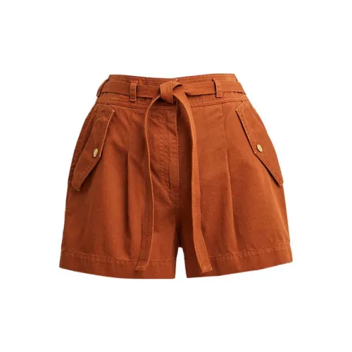 COACH Casual Shorts Women's Orange Red