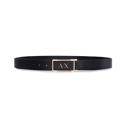 ARMANI EXCHANGE Leather Belts Men Black