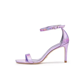 Stuart Weitzman/SW One Strap Sandals 8.5cm Women's Purple