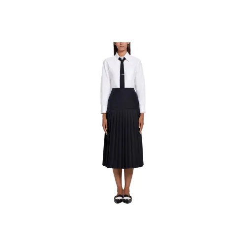 THOM BROWNE Casual Long Skirts Women's Blue