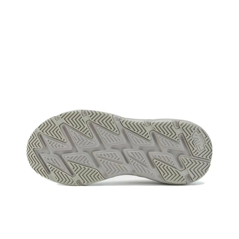 FILA Wave Anti-Slip Wear-Resistant Low-Top Running Shoes Women's Green Gray-3